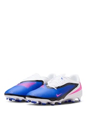 Azul/blanco - Botas de fútbol para diferentes terrenos Phantom Academy de Nike - Imagen 5 de 11
