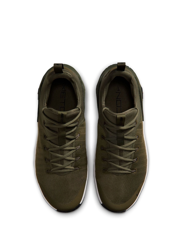 Nike Khaki Green Free Metcon 7 Gym Trainers - Image 9 of 9