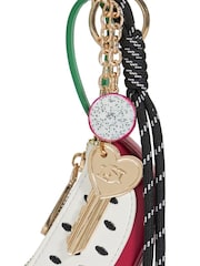 Dune London Pink Fruit Juice Key Ring Purse - Image 3 of 4