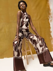 Ro&Zo Swirl Border Print Trousers - Imagem 3 de 6