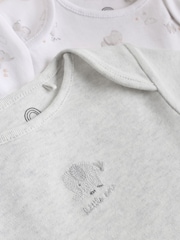 Grey Elephant Short Sleeve Baby Bodysuits 5 Pack - Image 9 of 13