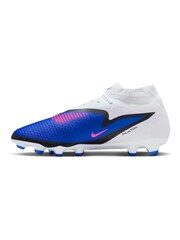 Nike Blue/White Phantom Multi Ground Football Boots - Image 4 of 10