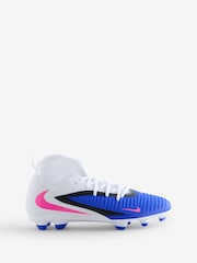 Nike Blue/White Phantom Multi Ground Football Boots - Image 1 of 1
