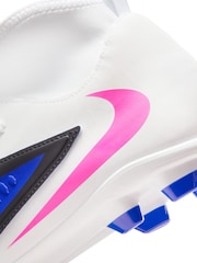Nike Blue/White Phantom Multi Ground Football Boots - Image 10 of 10