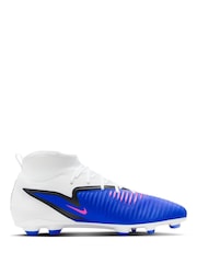 Nike Blue/White Phantom Multi Ground Football Boots - Image 3 of 10