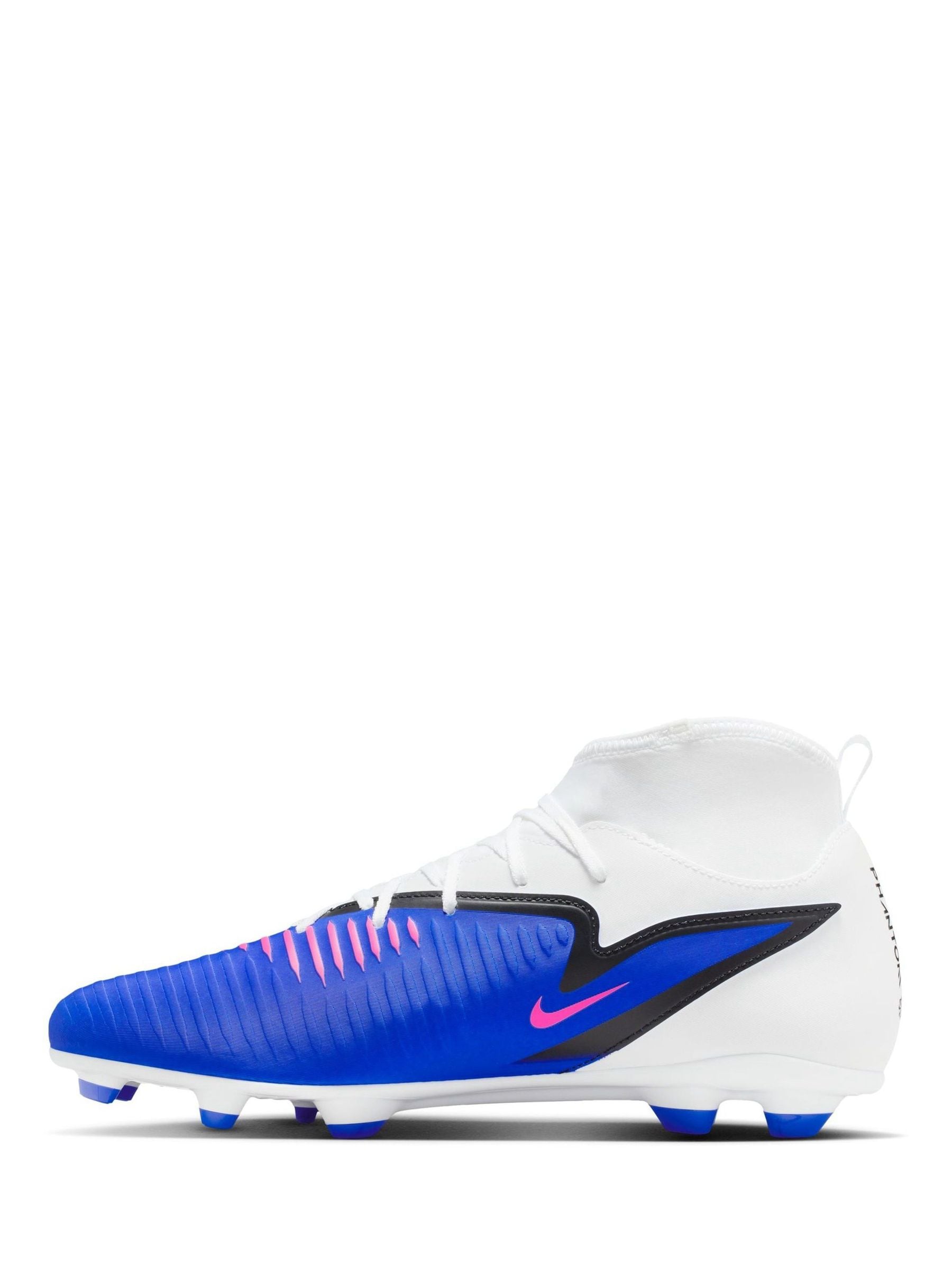 Buy Nike Blue/White Phantom Multi Ground Football Boots from Next