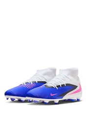 Nike Blue/White Phantom Multi Ground Football Boots - Image 6 of 10