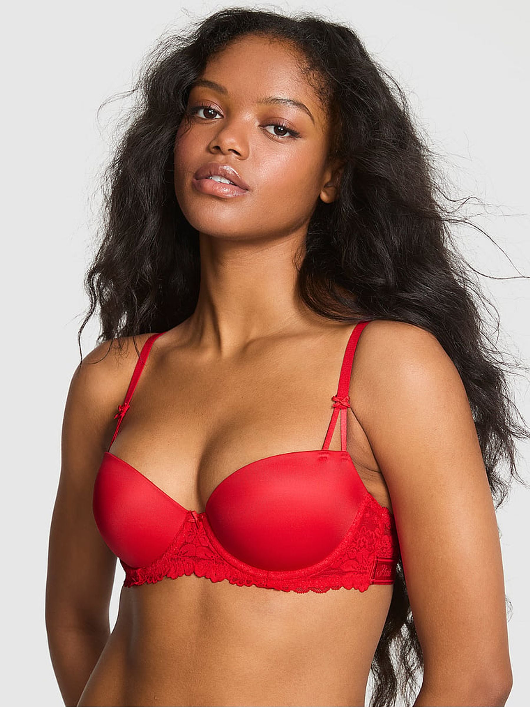 Victoria's Secret PINK Red Pepper Push Up Balcony Bra