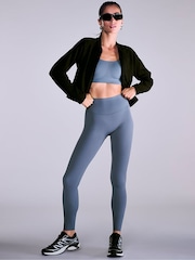 Victoria's Secret Dark Steel VSX Elevate™ High-Compression Leggings - Image 1 of 3