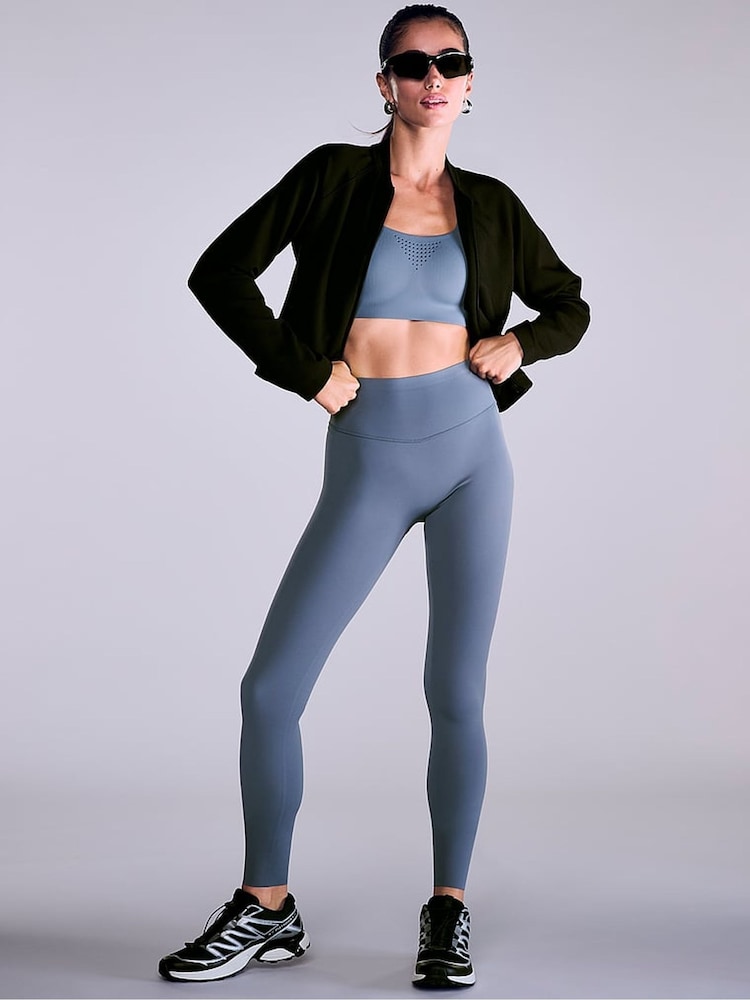 Victoria's Secret Dark Steel VSX Elevate™ High-Compression Leggings - Image 1 of 3