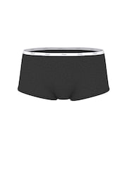 Victoria's Secret PINK Charcoal Heather Grey Short Cotton Mini Logo Knickers - Image 3 of 3
