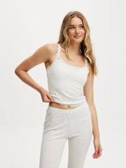 Cotton On Waffle Lace Pyjamas Top - Imagen 1 de 4