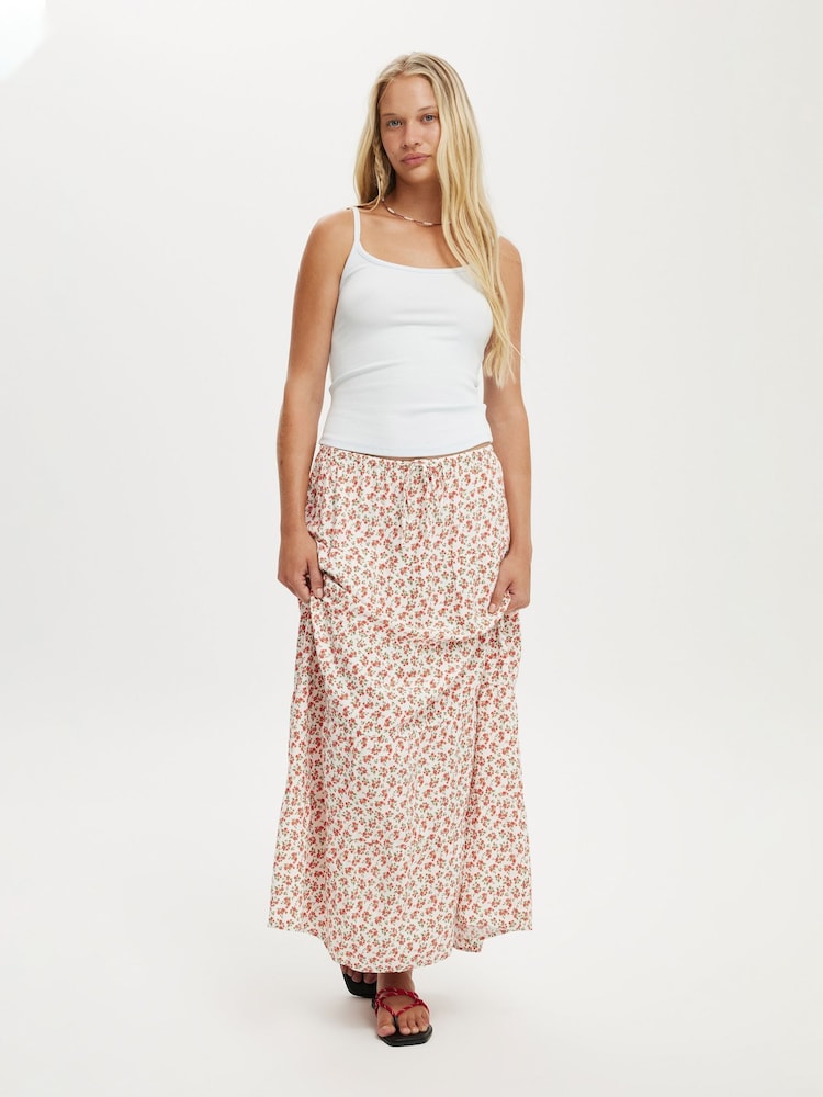Rosa - Cotton On Haven Multi Tiered Maxi Skirt - Imagen 1 de 5