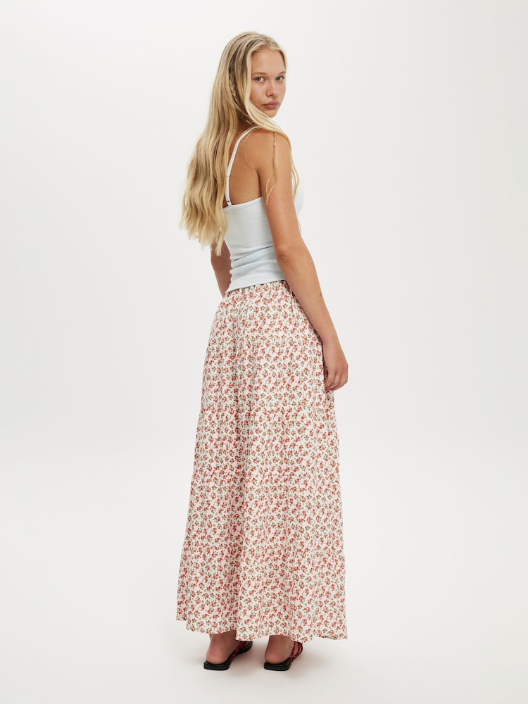 Rosa - Cotton On Haven Multi Tiered Maxi Skirt - Imagen 2 de 5