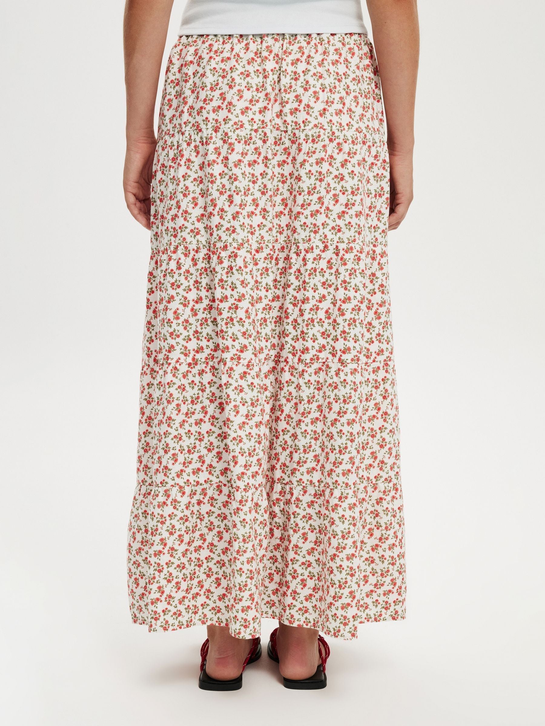【INCHANT ME】Heaven Unbalanced Long Skirt Unbalanced Wrap H-line Long Skirt (2C) - INCHANT ME
