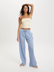 Cotton On Blue Haven Wide Leg Trousers - Image 1 of 5
