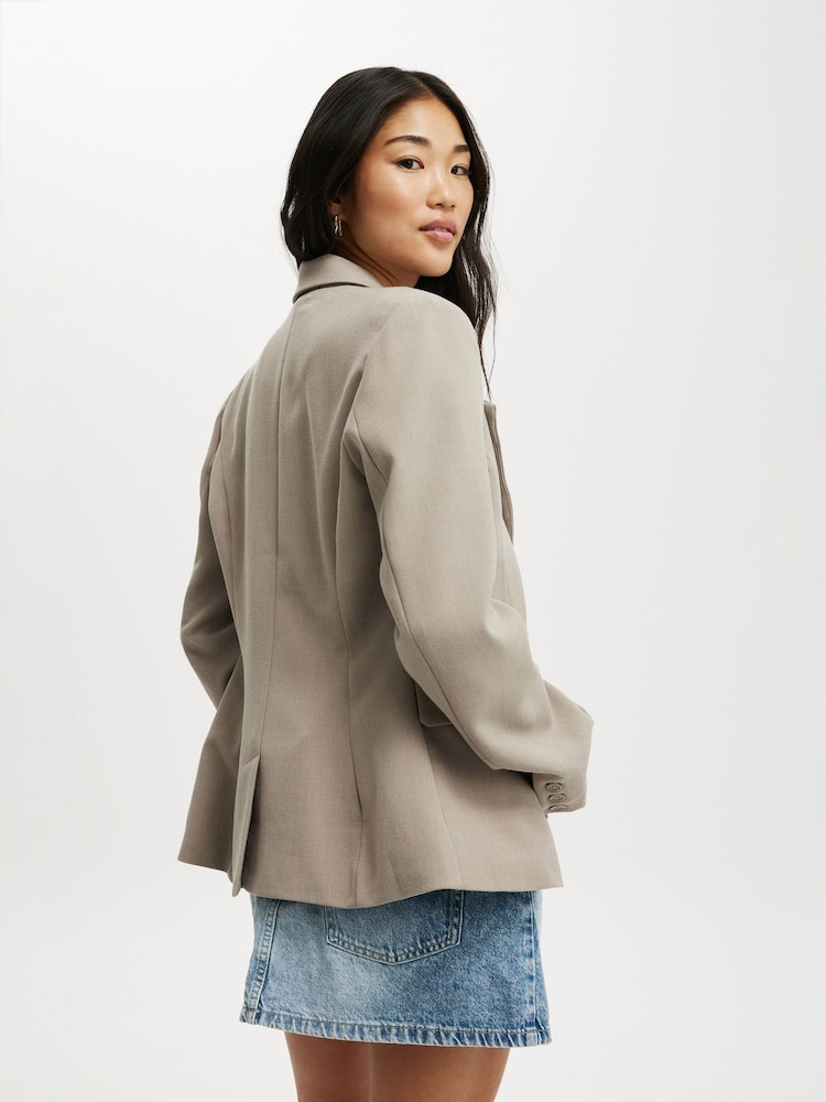 Natural - Cotton On Luis Blazer - Imagen 2 de 4