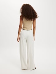 Natural - Cotton On Haven Wide Leg Trousers - Imagen 4 de 5