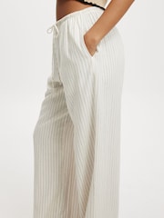 Natural - Cotton On Haven Wide Leg Trousers - Imagen 5 de 5