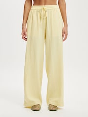 Cotton On Yellow Haven Wide Leg Trousers - Image 1 of 5
