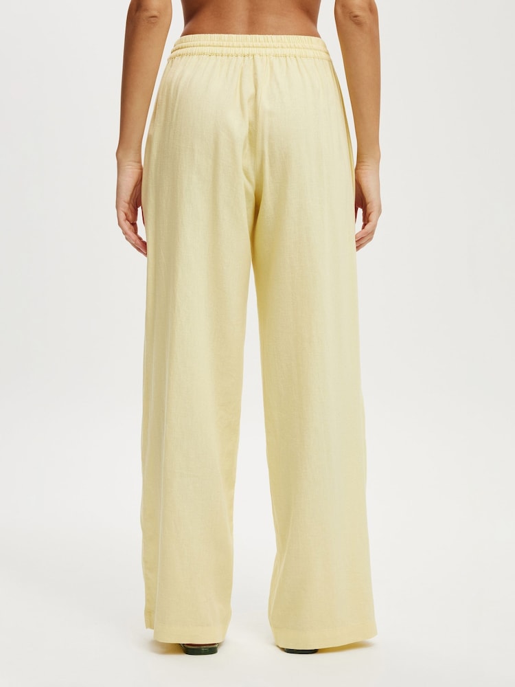 Cotton On Yellow Haven Wide Leg Trousers - Image 2 of 5