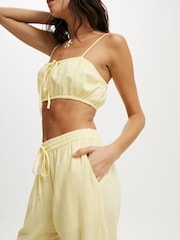 Cotton On Yellow Haven Wide Leg Trousers - Image 5 of 5
