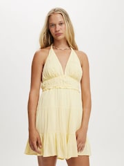 Amarillo - Cotton On Danielle Halter Summer Dress - Imagen 1 de 4