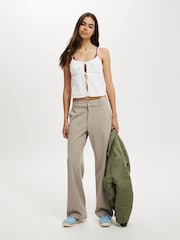 Natural - Cotton On Luis Suit Trousers - Imagen 3 de 5