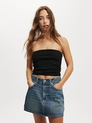 Azul - Cotton On Original Denim Mini Skirt - Imagen 1 de 6