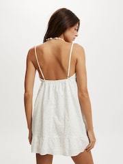 Cotton On Blue Chrome Mini Serena Summer Dress - Image 2 of 5