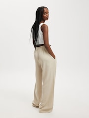 Natural - Cotton On Haven Wide Leg Trousers - Imagen 4 de 5