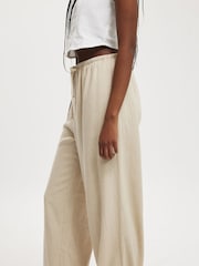Natural - Cotton On Haven Wide Leg Trousers - Imagen 5 de 5