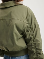 Cotton On Green Toby Bomber Jacket - Image 3 of 5