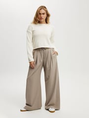 Cotton On Natural Luis Pull On Trousers - Image 3 of 5