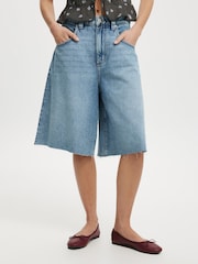 Azul de Chrome - Cotton On Lyocell Wide Denim Jeans - Imagen 1 de 6