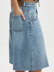 Azul de Chrome - Cotton On Lyocell Wide Denim Jeans - Imagen 4 de 6