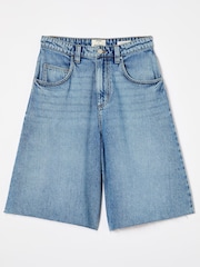 Azul de Chrome - Cotton On Lyocell Wide Denim Jeans - Imagen 6 de 6