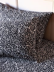 Rockett St George Set of 2 Snow Leopard 180 Thread Count Pillowcases - Image 2 of 5