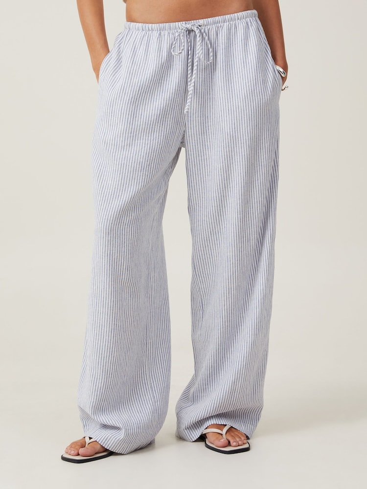 Cotton On Blue Haven Wide Leg Trousers - Image 1 of 5