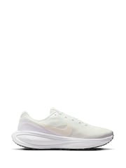 Nike White Chalk Revolution 8 Road Running Trainers - Image 1 of 11