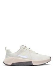 Nike White Pale Pink MC 3 Gym Trainers - Image 1 of 9