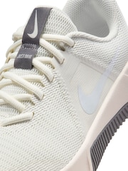 Nike White Pale Pink MC 3 Gym Trainers - Image 8 of 9