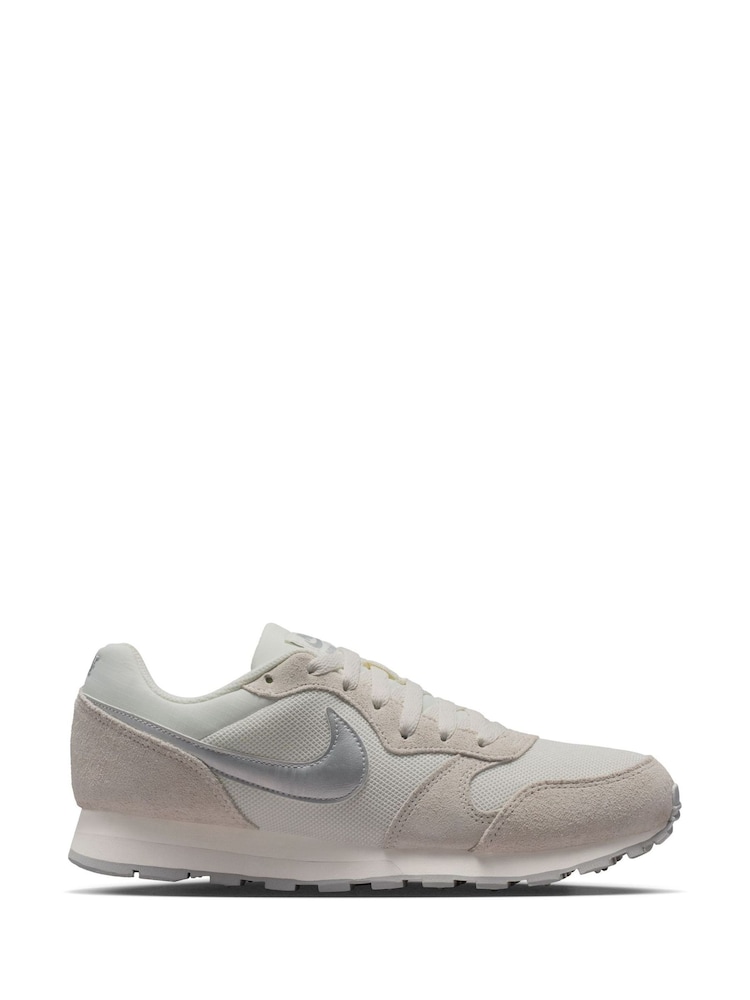 Nike Cream Metallic MD Runner 2 Trainers - Image 1 of 10 Nike Cream Metallic MD Runner 2 Trainers - Image 1 of 10