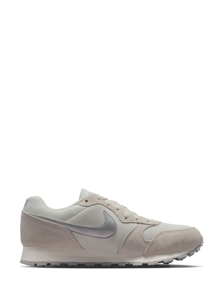 Nike Cream Metallic MD Runner 2 Trainers - Image 2 of 10 Nike Cream Metallic MD Runner 2 Trainers - Image 2 of 10