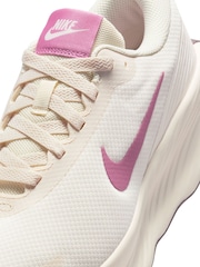 Nike White Pink Promina Walking Trainers - Image 10 of 11