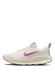 Nike White Pink Promina Walking Trainers - Image 4 of 11