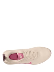 Nike White Pink Promina Walking Trainers - Image 8 of 11