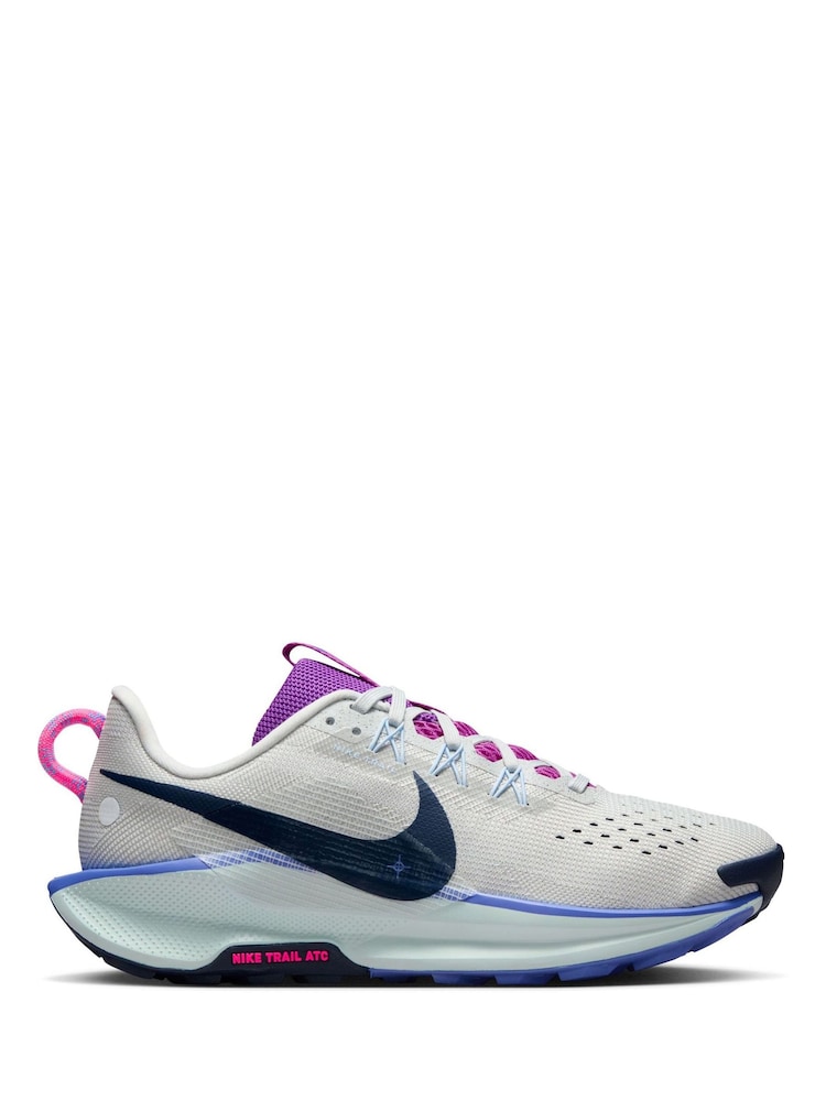Nike Cream Purple Pegasus Trail 5 Trail Running Trainers - Image 1 of 11 Nike Cream Purple Pegasus Trail 5 Trail Running Trainers - Image 1 of 11