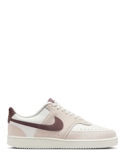 Nike Neutral Brown Court Vision Low Trainers - Image 1 of 10