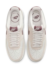Nike Neutral Brown Court Vision Low Trainers - Image 10 of 10
